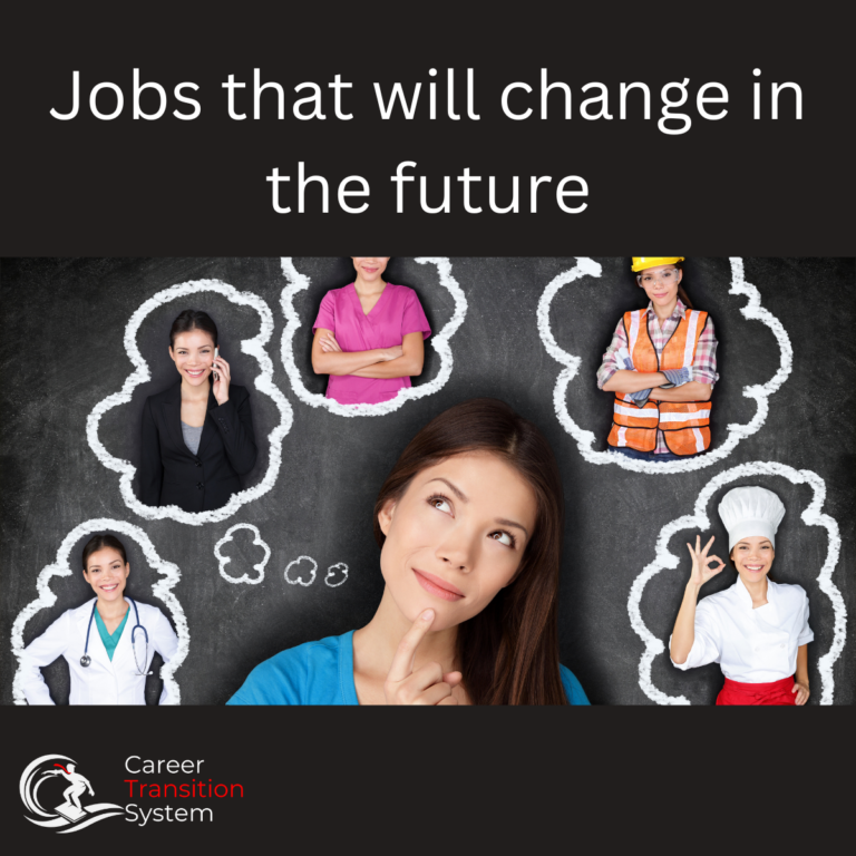 Jobs that will change in the future